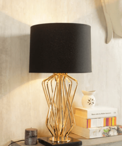 lamp-gold-with-black-marble-light