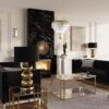TABLE-TABLE-GOLD-GOLD-SILVER-glass-glamour-LAMBER-TABLE-LAMBER-GOLD-METAL-glamour-KINKIT-VINCI-METAL-GOLD-STYLE-art-deco-Lamp-Wales