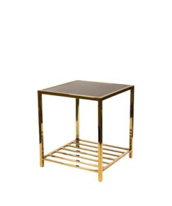 COFFEE TABLE auxiliary table, gold base, modern