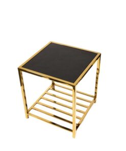 COFFEE TABLE auxiliary table, gold base, modern 1