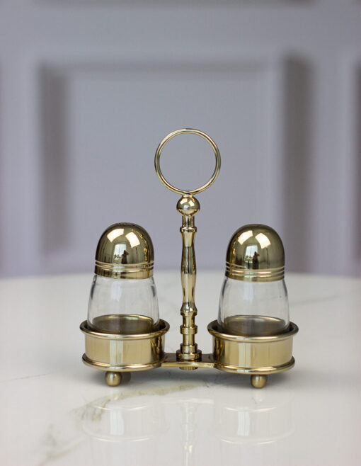 salt-and-pepper shakers-set-on-stand-glamour-style-golden-glass-case-decorative-handle