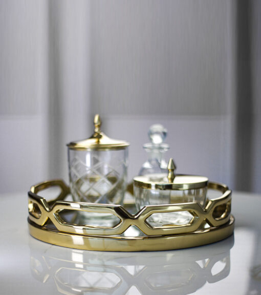 gold-tray-with-lustrous-bottom-circle-elegant-decorative-styling-glamour