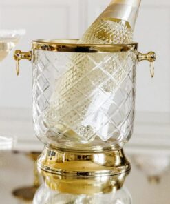 COOLER-ROUND-GLASS-WITH-GOLD-FINISH-FOR-CHAMPAGNE