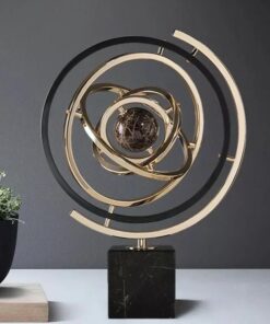 DECORATION-UNIVERSE-metal-marble-in-classical-style-globe