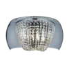 LEXUS PARETTE CLARO metal and glass glamour style wall lamp