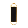 LIBERO PARETTE GOLD NERO SHINKIT gold fitting black lampshade glamour style exclusive