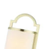 LIBERO PARETTE OLD GOLD SHINKIT gold fitting white lampshade glamour style beautiful