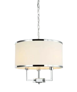 CASA CROMO S metal pendant lamp silver classic beautiful