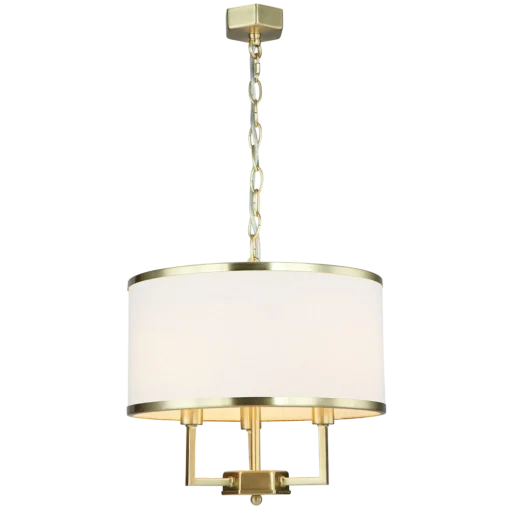 CASA OLD GOLD S metal classic glamour pendant lamp in gold