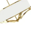 GERDO GOLD PENDING LAMPS gold gold fixture white lamp shade glamour style decorative.