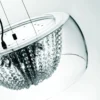 LEXUS CLARO S metal and glass pendant lamp in glamour style decorative.