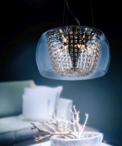 LEXUS CLARO S metal and glass pendant lamp in glamour style beautiful