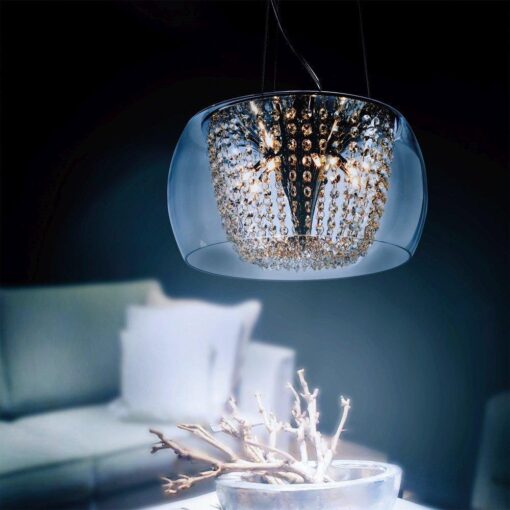 LEXUS CLARO S metal and glass pendant lamp in glamour style beautiful