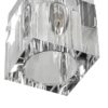 PLAFON CUBO CLARO silver with crystal shade glamour style beautiful