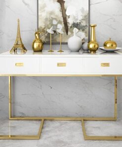 CONSOLE-WHITE-FOR-SALOON-OR-ANTEROOM-WITH-THREE-DRAWERS-ON-GOLDEN-LEGS