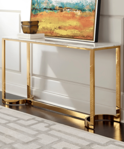 CONSOLA-steel-steel-gold-marble-top-congomerat-style-glamour_gold