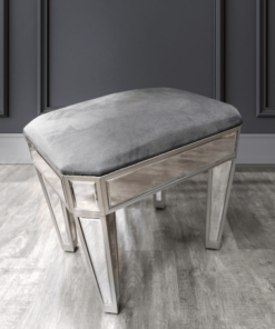 TABORET-legged-grey-material-seat-glamour-style