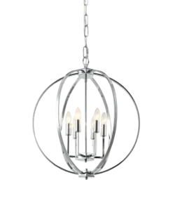 CANDI M metal chrome pendant lamp classic