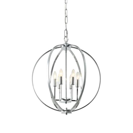 CANDI M metal chrome pendant lamp classic