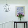 CANDI M metal pendant lamp chrome classic decorative
