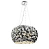 CARERA CROMO L metal chrome modern glamour pendant lamp