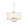 CASA CROMO M metal pendant lamp silver classic elegant