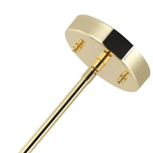 STANZA GOLD NERO M PENDING LAMP gold fixture black lampshade modern beautiful.
