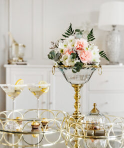 KIT-TWO-ROUND-TAC-with-glass-and-metal-in-gold-color-salon