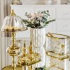 SALT-AND-PEPPER SHAKER-ON-A-GOLDEN-TRACE