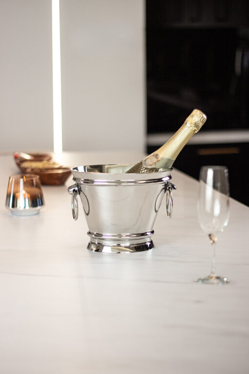 COOLER silver, metal in classic style, beautiful