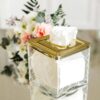 NAPKIN-GLASS-WITH-GOLD-FINISH-SQUARE-CLASSIC