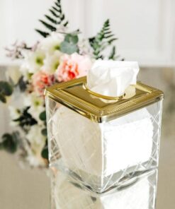 NAPKIN-GLASS-WITH-GOLD-FINISH-SQUARE-CLASSIC