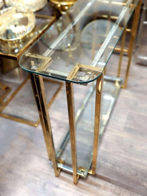 console-gold-silver-modern-do-saloon-high-polish