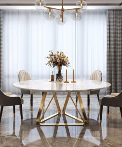 Upholstered chair-white-leather-black-back-gold-legs-glamour-style- 48x54x105