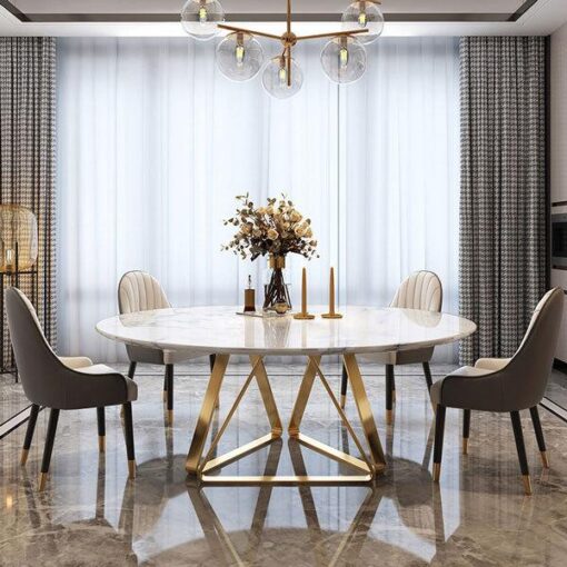 Upholstered chair-white-leather-black-back-gold-legs-glamour-style- 48x54x105