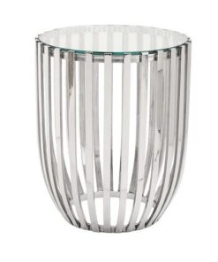 CABLE-TABLE-transparent-top-silver-base-modern-salon