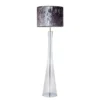 4concepts Siena Transparent Floor Lamp 50×30 cm Lavender Lampshade, Glamour