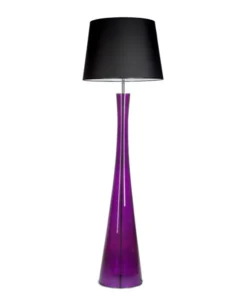 FLOOR LAMP-4concepts-Siena-Transparent-Purple-50-40×35-cm-Beautiful-Black-White-Abase-Modern