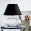 4concepts Brno Glamour Table Lamp Black Lampshade