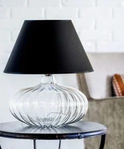 4concepts Brno Glamour Table Lamp Black Lampshade