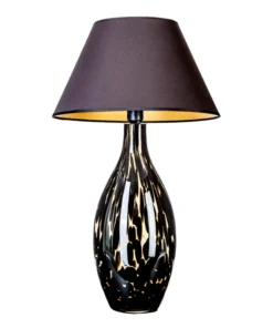 4concepts Kenya Glamour Table Lamp Black Lampshade