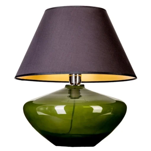 4concepts Madrid Green Glamour Black Lampshade Table Lamp