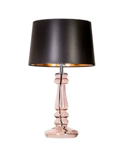 4concepts Petit Trianon Table Lamp Transparent Copper Glamour Black Copper Lampshade