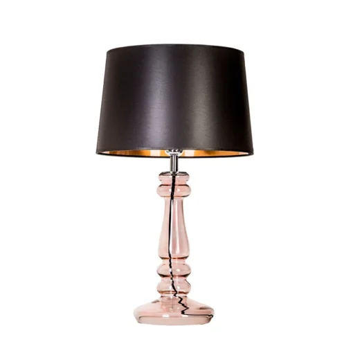 4concepts Petit Trianon Table Lamp Transparent Copper Glamour Black Copper Lampshade