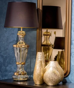 4concepts Roma Gold Glamour Table Lamp