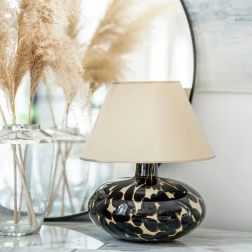 4concepts Tanzania Glamour Gold Lampshade Table Lamp