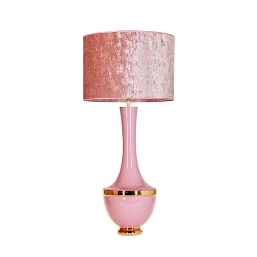 4concepts Troya Pink 50 x 35 cm table lamp, Glamour