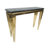 CONSOLA gold, elegant, rectangular, marble top, glamour unique