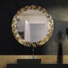 Mirror-Wall-Mirror-Aurea-Gold-Round-Sophisticated-Beautiful