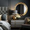 Mirror-Wall-Mounted-Aurea-Gold-Round-Refined-Over-Chamber Mirror